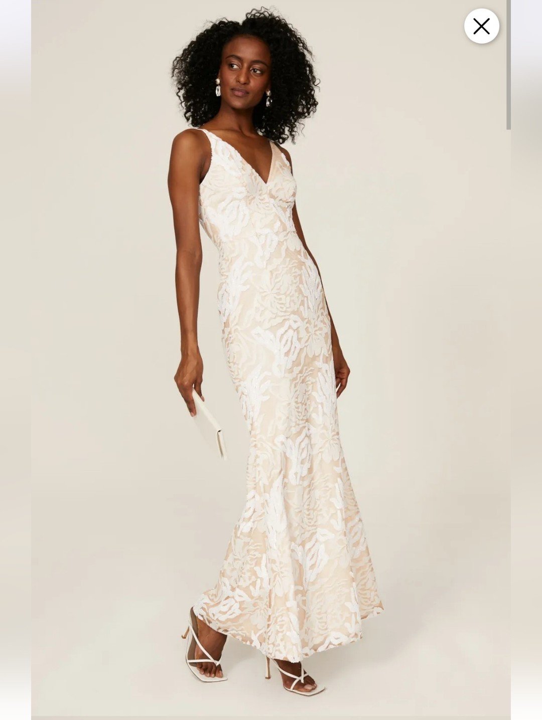 Dress The Population Sharon Gown Size S Msrp $328